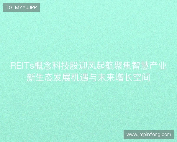 REITs概念科技股迎风起航聚焦智慧产业新生态发展机遇与未来增长空间